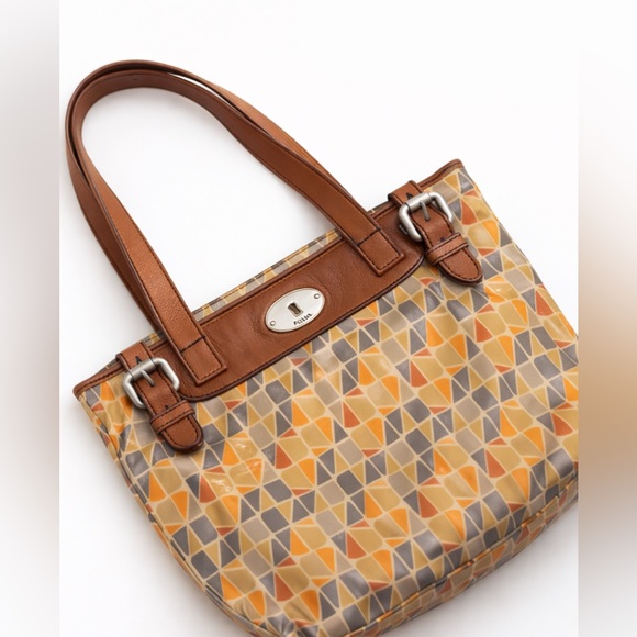 𝓔𝓵𝓵𝓪’𝓼 𝓔𝓿𝓮𝓻𝔂𝓭𝓪𝔂 𝓒𝓪𝓯é 𝓣𝓸𝓽𝓮 ☕✨ 𝓕𝓸𝓼𝓼𝓲𝓵 𝓟𝓻𝓲𝓷𝓽𝓮𝓭 𝓢𝓱𝓸𝓾𝓵𝓭𝓮𝓻 𝓑𝓪𝓰 - Picture 2 of 2